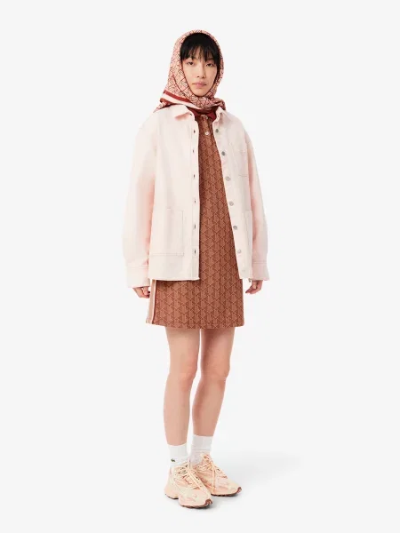 Сукня-футболка Lacoste коричневий