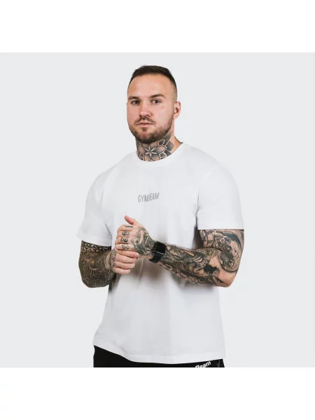 Koszulka fitness regular fit FIT biała