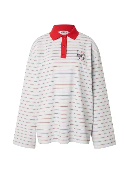 EDITED Tricou Elodie albastru / roșu alb
