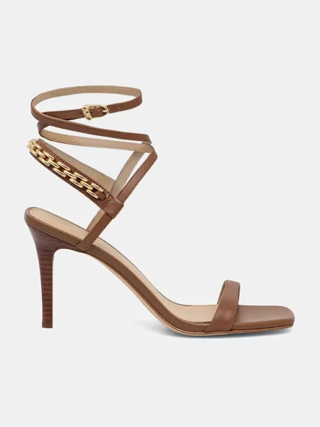 MICHAEL Michael Kors босоніжки на шпильці шкіряні Marcia Heeled Sandal