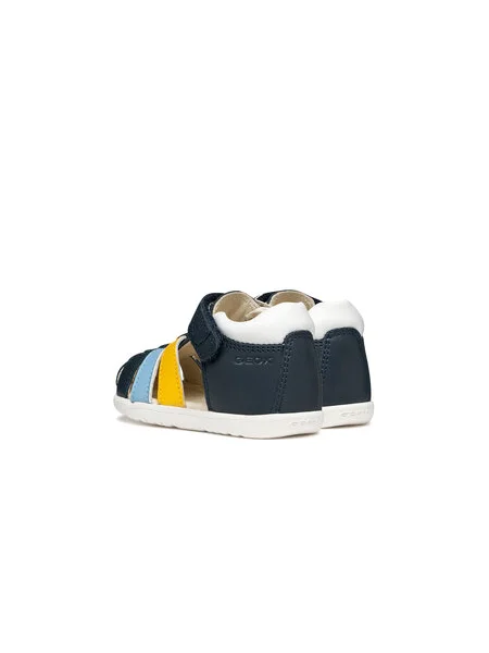 Sandále Geox B Sandal Macchia Boy Tmavomodrá
