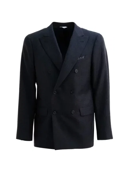 Costum Boglioli cu două rânduri de nasturi albastru