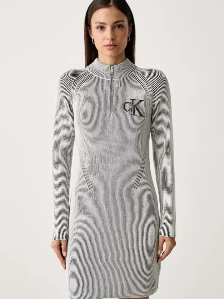 Calvin Klein Jeans rochie din alb
