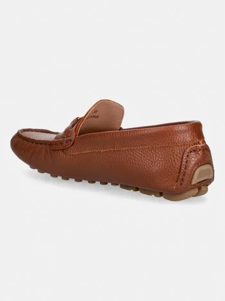 Pollini mocasini de piele maro