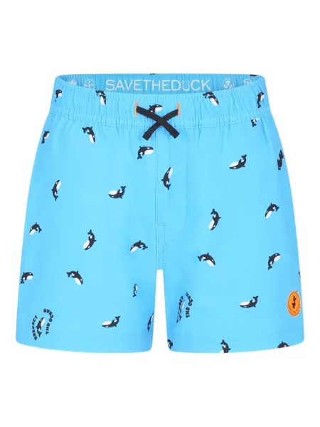 Kąpielówki dziecięce Save The Duck niebieskie