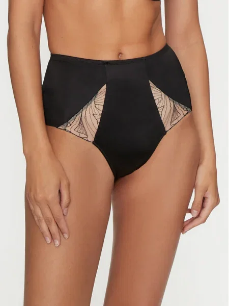 Chantelle Chiloți clasici cu talie înaltă Tattoo Love negru