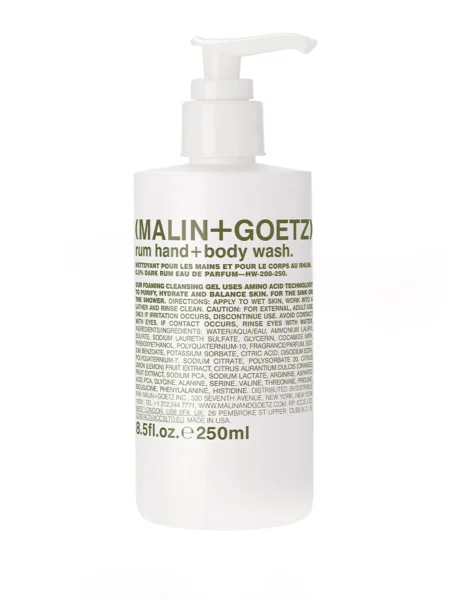 Malin+Goetz Rum Hand + Body Wash Sprchový gel na tělo a ruce ml
