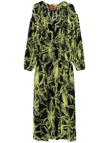 Maksi sukienka maxi Colville garniturowa czarna