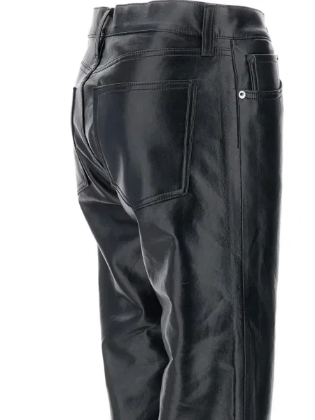 Pantaloni Agolde cu 5 buzunare negru