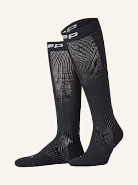 Skarpety kompresyjne CEP Run Tall black czarne
