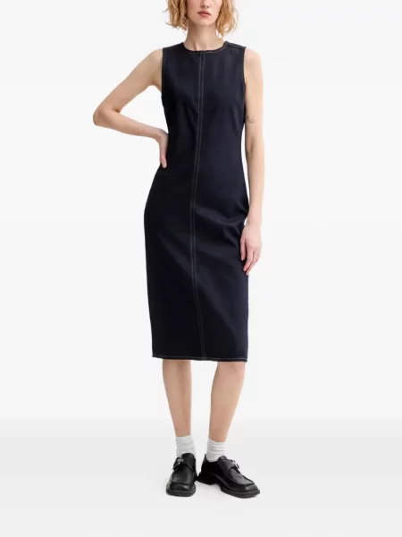 Curea Levi's® cu broderie cu cataramă cu dungi albastru