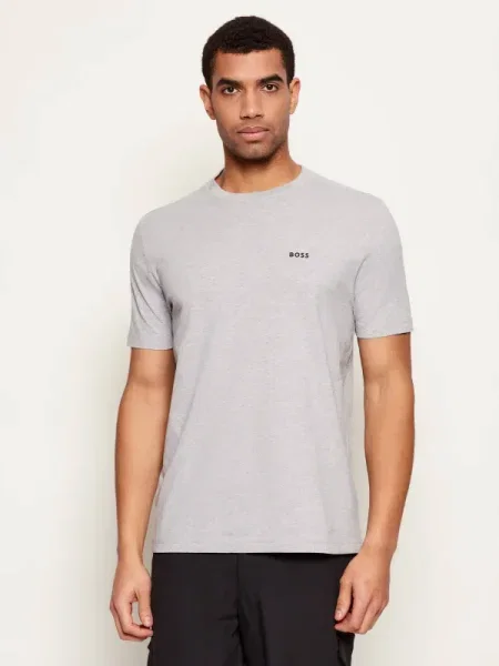 BOSS GREEN Tricou | stretch gri