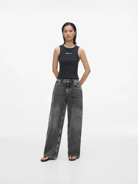 KARL LAGERFELD JEANS Džínsy tmavosivá
