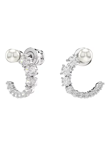 Kolczyki Swarovski szare