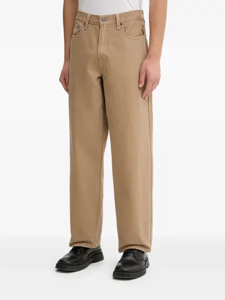 Дънки Levi's® дизайн с пет джоба с кръгло деколте сиво