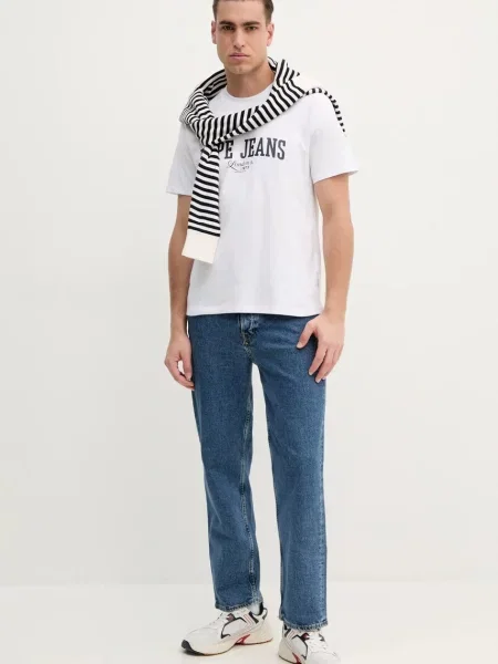 Μπλούζα Pepe Jeans λευκό