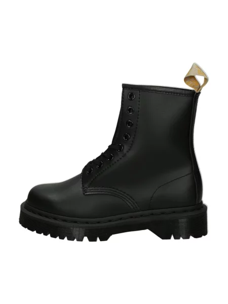 Botki Dr. Martens sznurowane koronkowe czarne