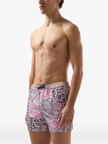 Slip de baie Gcds cu model floral cu imagine