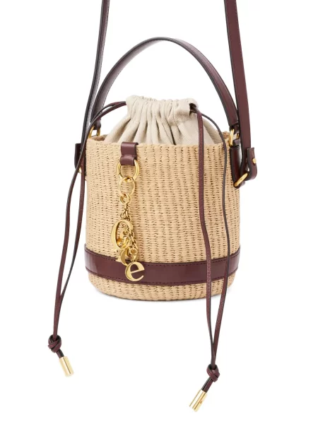 Geantă bucket Chloé din piele