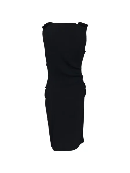 Rochie Club21 Collection fără mâneci drapată negru