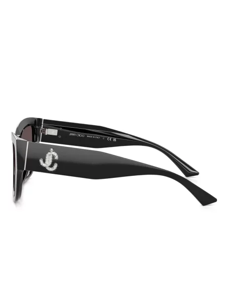 Слънчеви очила Jimmy Choo Eyewear с кристали черно