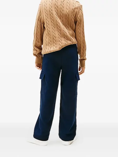Dětské kalhoty Tommy Hilfiger modré