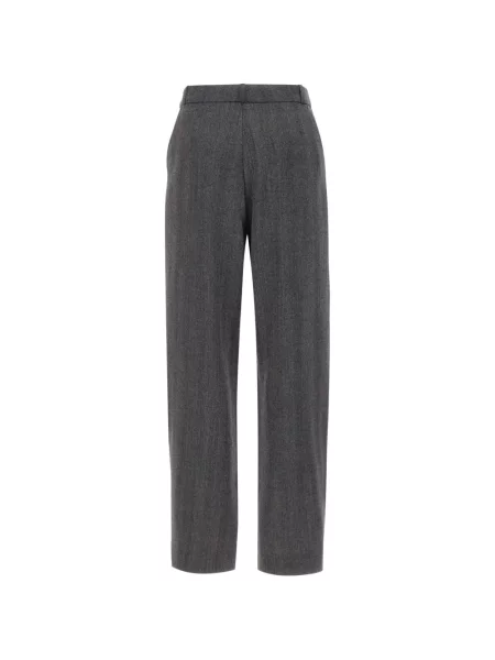 Pantaloni Coperni cu model herringbone gri