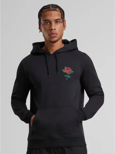 Geacă Mister Tee cu glugă negru