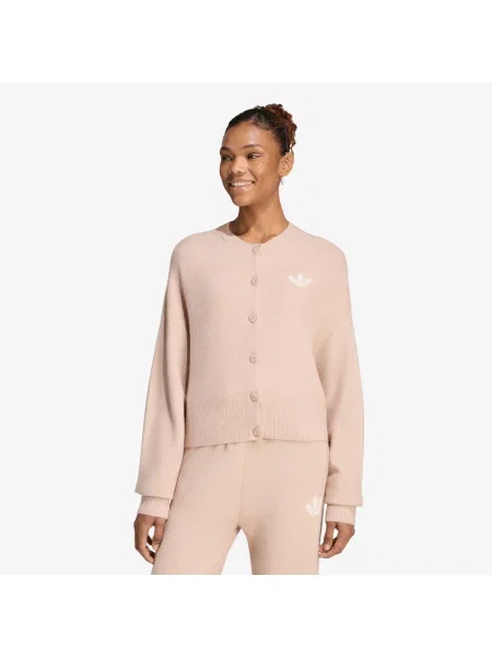 Pulover adidas Essentials Knit Cardigan Wonder Taupe L