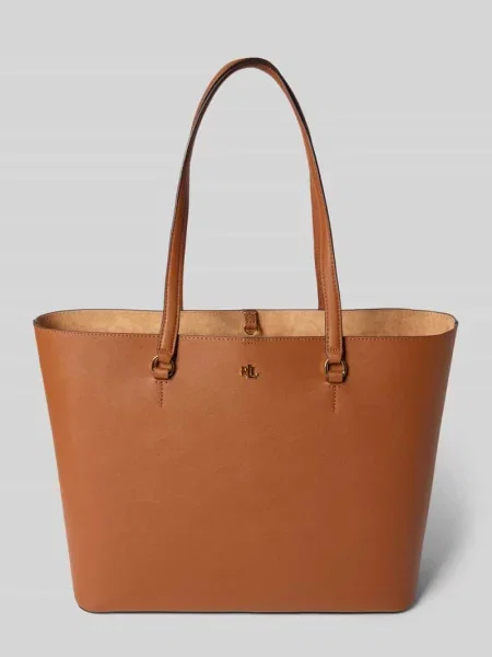 Lauren Ralph Lauren torebka skórzana brązowy