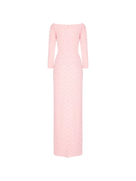 Rochie maxi V:pm Atelier cu volane roz