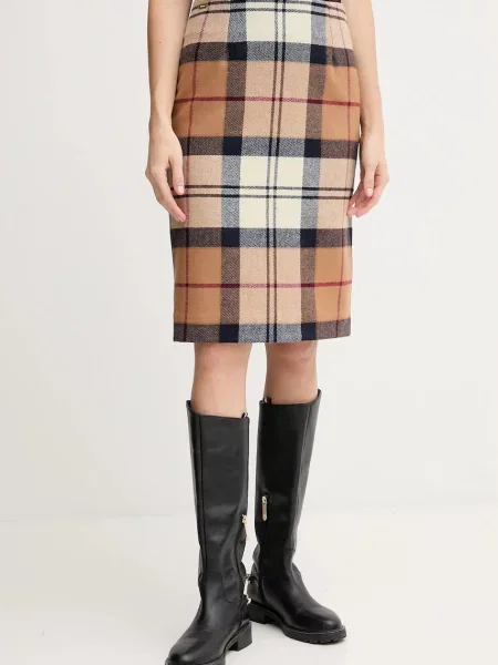 Barbour Fustă mini Rosa bej