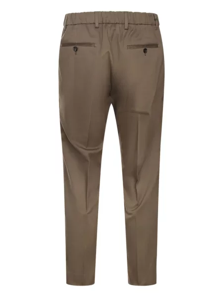 Pantaloni Be Able plisate maro
