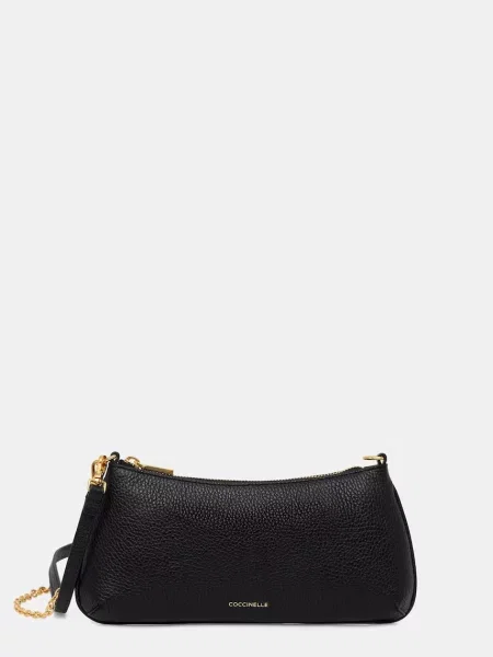 Geanta crossbody Coccinelle din piele negru