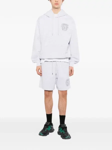 Hoodie Casablanca με απλικέ γκρι