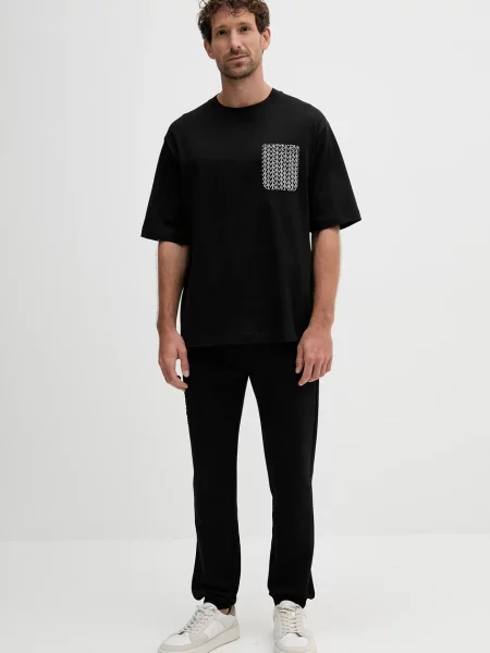 Спортивні штани Michael Kors однотонні чорний