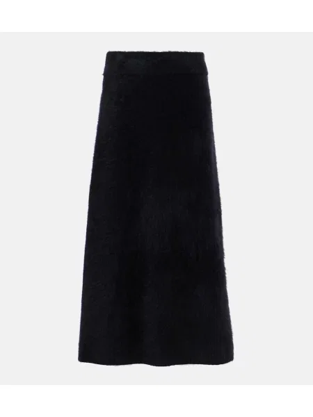 Midi krilo Lisa Yang iz kašmirja črna