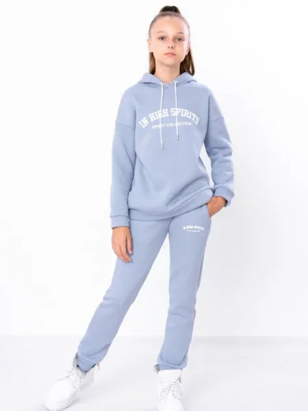 Дитячий Спортивний костюм Носи своє бавовна/поліестер блакитний