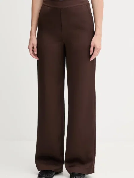 Joop! pantaloni drept high waist maro