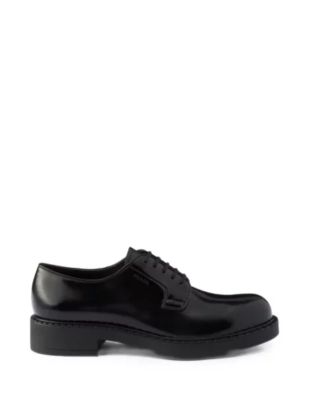 Pantofi derby Prada din piele negru