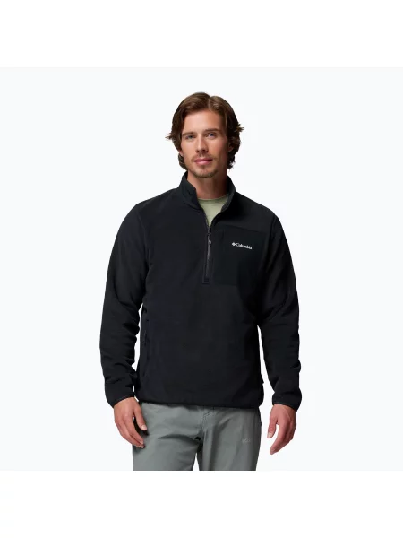 Hanorac din fleece Columbia din fleece negru