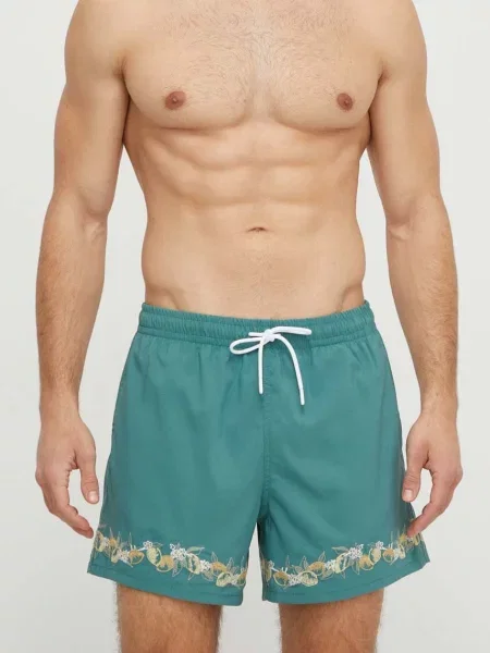 Kopalne kratke hlače Abercrombie & Fitch zelena