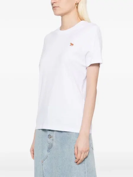 Tricou copii Maison Kitsune alb