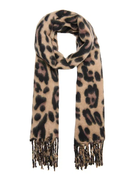 ONLY Fular ONLLEONORA maro cappuccino negru
