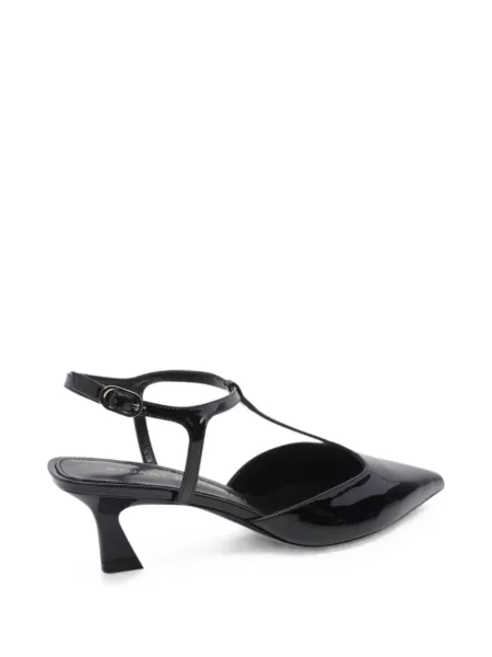 Pantofi cu toc Stuart Weitzman cu bretele negru
