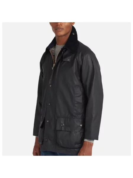 Parka z z patką model ‘BEAUFORT’ Barbour niebieska