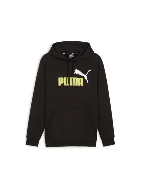 PUMA Športna majica rumena / črna bela