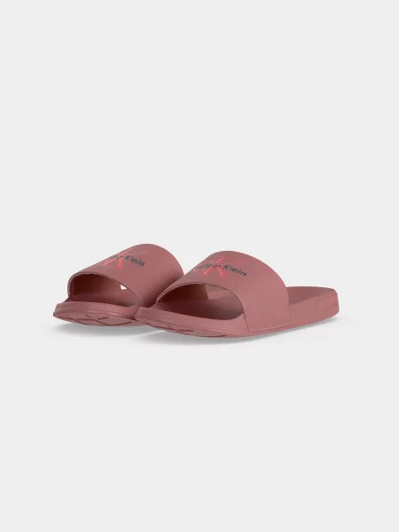 Šlepetės Calvin Klein Ess Slide Cv Rožinė raudona