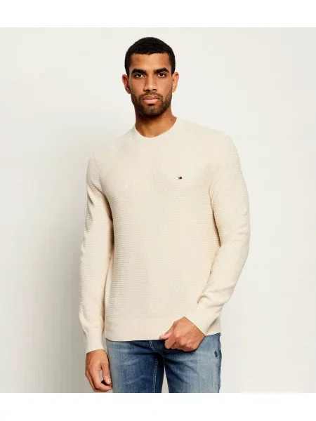 Tommy Hilfiger Pulover cu adaos de cașmir | pima bej