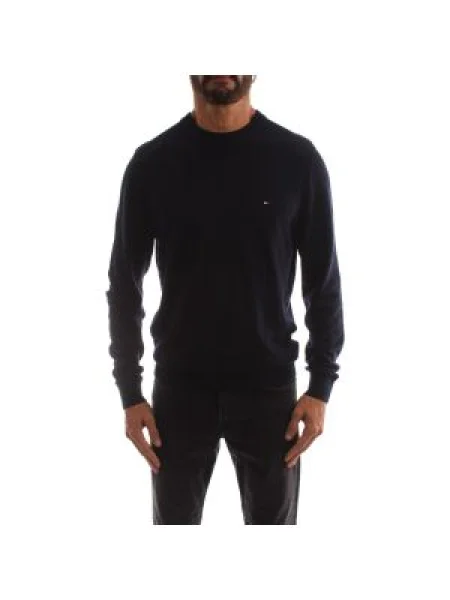 TOMMY HILFIGER Sveter námornícka / biela / červená modrá